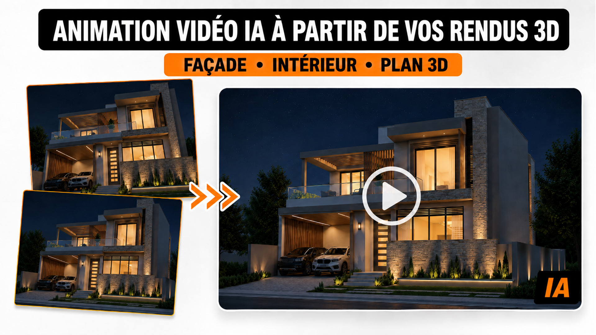 Transforme tes rendus 3D en animations vidéo avec l’IA en moins de 10 minutes.